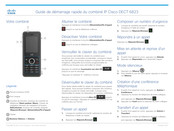 Cisco DECT 6823 Guide De Démarrage Rapide