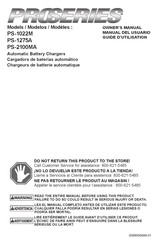 Proseries PS-1022M Guide D'utilisation