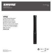 Shure VP82 Mode D'emploi