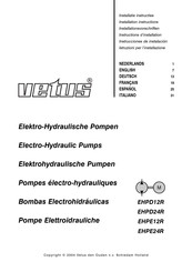 Vetus EHPE12R Instructions D'installation