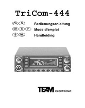 Team Electronic TriCom-444 Mode D'emploi