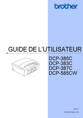 Brother DCP-385C Guide De L'utilisateur