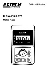 Extech Instruments UM200 Guide De L'utilisateur