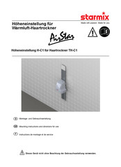 Starmix AirStar H-C1 Instructions De Montage Et De Service