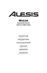 Alesis AudioLink Série Guide D'utilisation Rapide