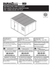 DuraMax CABINE ISOLÉE TOIT PLAT Guide D'instructions