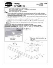 Witter VW58A Instructions De Montage