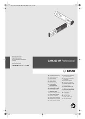 Bosch GAM 220 MF Professional Notice Originale