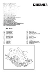 Berner BCS-86 Manuel D'utilisation
