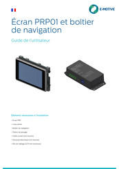 E-MOTIVE PRP01 Guide De L'utilisateur