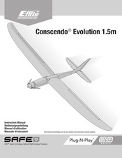E-FLITE Conscendo Evolution 1.5m Manuel D'utilisation
