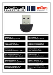 König Electronic USB2.0-BLUETOOTH50 Mode D'emploi