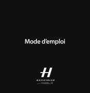 Hasselblad Stellar II Mode D'emploi