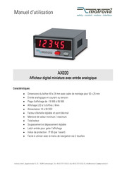 Motrona AX020 Manuel D'utilisation