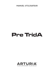 Arturia Pre TridA Manuel Utilisateur