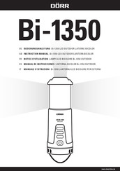 Dörr Bi-1350 Notice D'utilisation