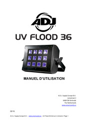 ADJ UV FLOOD 36 Manuel D'utilisation