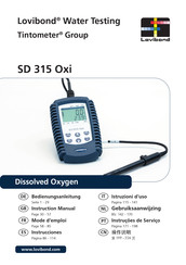 Tintometer Lovibond SD 315 Oxi Mode D'emploi