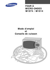 Samsung M1914 Mode D'emploi Et Conseils De Cuisson