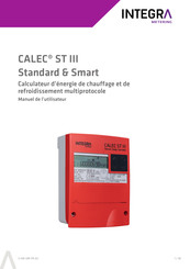 INTEGRA Metering CALEC ST III Standard Manuel De L'utilisateur