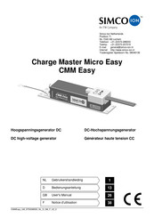 Simco CMM IQ Easy Notice D'utilisation