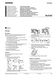 Siebert RLE162 Instructions D'installation