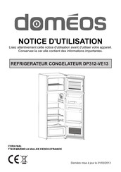 DOMEOS DP312-VE13 Notice D'utilisation