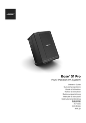 Bose S1 Pro Guide D'utilisation