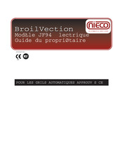 Nieco BroilVection JF94 Guide Du Propriétaire