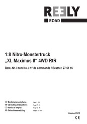 Reely ROAD XL Maximus II 4WD RtR Notice D'emploi