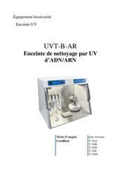 Grant Instruments UVT-B-AR V.3AD Mode D'emploi