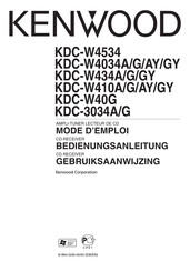 Kenwood KDC-W410A Mode D'emploi