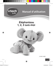 VTech Éléphanteau 1, 2, 3 suis-moi Manuel D'utilisation