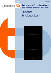 essentiel b EDVI 21 Notice D'utilisation