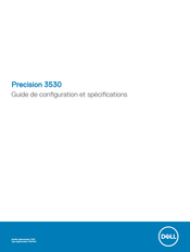 Dell Precision 3530 Guide De Configuration
