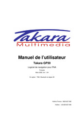 TAKARA GP30 Manuel De L'utilisateur