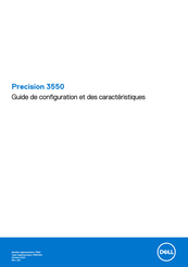 Dell P80F002 Guide De Configuration Et Des Caractéristiques