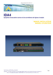 Ateis IDA4 Manuel Utilisateur