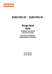 Franke EURO PRO 30 Mode D'emploi Et D'entretien