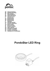 Pontec PondoStar LED Ring Notice D'emploi