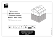 Palram Plant Inn - Clear Glazing Instructions De Montage