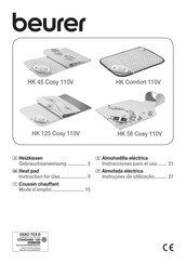 Beurer HK 45 Cosy 110V Mode D'emploi
