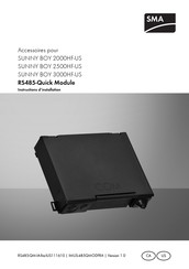 SMA RS485-Quick Module Instructions D'installation