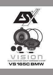 ESX VISION VS 165C BMW Mode D'emploi