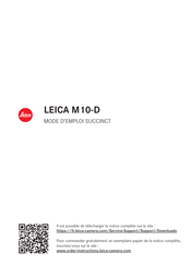 Leica M10-D Mode D'emploi