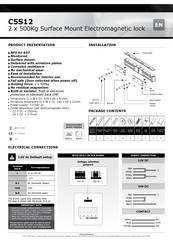 Cdvi C5S12 Mode D'emploi