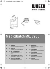 Waeco MagicWatch MWE900 Instructions De Montage Et De Service