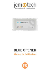 jcm-tech BLUE OPENER Manuel De L'utilisateur