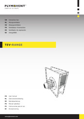 PLYMOVENT TEV-RANGE Manuel Opérateur