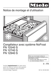 Miele FN 12740 S Notice De Montage Et D'utilisation